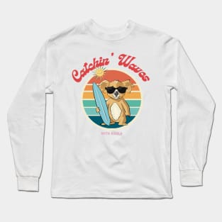 Catching Waves with Koala Long Sleeve T-Shirt